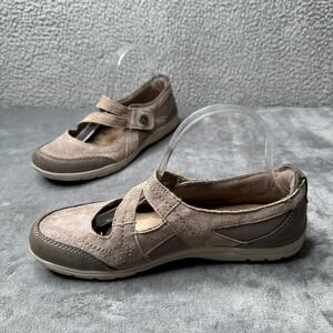 Earth Origins Mary Jane Shoes Womens Comfort‎ Casual Brown Leather
